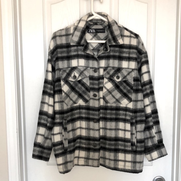 Zara Plaid Jacket - Picture 5 of 7